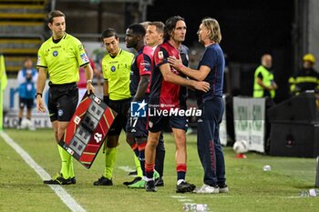 2024-09-24 - Tommaso Augello of Cagliari Calcio, Davide Nicola Mister of Cagliari Calcio - CAGLIARI VS CREMONESE - ITALIAN CUP - SOCCER