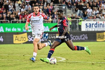 2024-09-24 - Zito Luvumbo of Cagliari Calcio - CAGLIARI VS CREMONESE - ITALIAN CUP - SOCCER