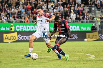 2024-09-24 - Zito Luvumbo of Cagliari Calcio - CAGLIARI VS CREMONESE - ITALIAN CUP - SOCCER