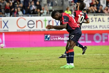 2024-09-24 - Zito Luvumbo of Cagliari Calcio - CAGLIARI VS CREMONESE - ITALIAN CUP - SOCCER