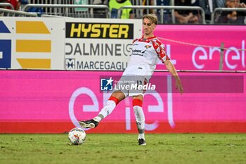 2024-09-24 - Dennis Johnsen of US Cremonese - CAGLIARI VS CREMONESE - ITALIAN CUP - SOCCER