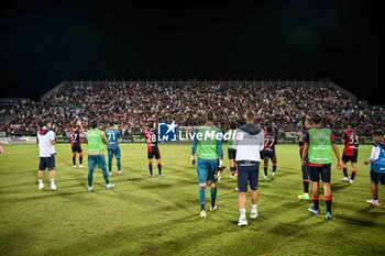 2024-09-24 - Team Cagliari Calcio, Tifosi, Fans, Supporters of Cagliari Calcio - CAGLIARI VS CREMONESE - ITALIAN CUP - SOCCER