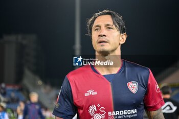 2024-09-24 - Gianluca Lapadula of Cagliari Calcio - CAGLIARI VS CREMONESE - ITALIAN CUP - SOCCER