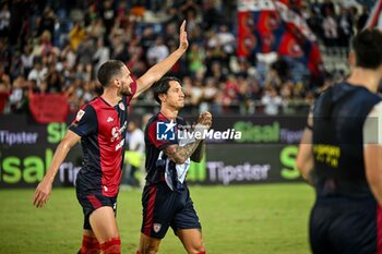 2024-09-24 - Gianluca Lapadula of Cagliari Calcio - CAGLIARI VS CREMONESE - ITALIAN CUP - SOCCER