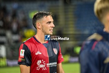 2024-09-24 - Gabriele Zappa of Cagliari Calcio - CAGLIARI VS CREMONESE - ITALIAN CUP - SOCCER