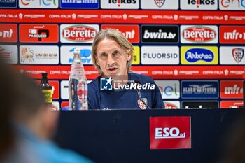 2024-09-24 - Davide Nicola Mister of Cagliari Calcio - CAGLIARI VS CREMONESE - ITALIAN CUP - SOCCER