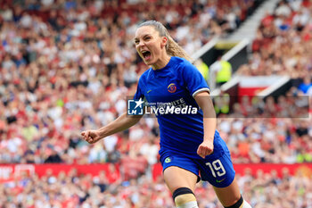 2024-05-18 - Johanna Rytting Kaneryd (19) of Chelsea celebrates a goal 0-2 during the FA Women's Super League, English championship football match between Manchester United and Chelsea on 18 May 2024 at Old Trafford in Manchester, England - FOOTBALL - WOMEN'S ENGLISH CHAMP - MANCHESTER UNITED V CHELSEA - ENGLISH FA WOMEN'S SUPER LEAGUE - SOCCER