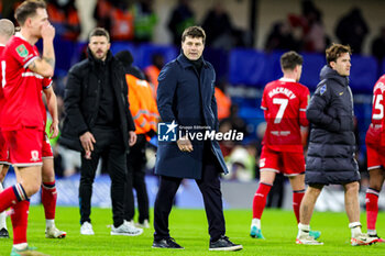 2024-01-23 - Mauricio Pochettino Manager of Chelsea celebrates at full time during the English League Cup, EFL Cup, semi final second leg football match between Chelsea and Middlesbrough on 23 January 2024 at Stamford Bridge in London, England - FOOTBALL - ENGLISH LEAGUE CUP - CHELSEA V MIDDLESBROUGH - ENGLISH LEAGUE CUP - SOCCER