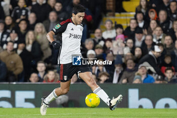 2024-01-24 - Fulham forward Raul Jimenez during the English League Cup, EFL Cup, semi-final second leg football match between Fulham and Liverpool on 24 January 2024 at Craven Cottage in London, England - FOOTBALL - ENGLISH LEAGUE CUP - FULHAM V LIVERPOOL - ENGLISH LEAGUE CUP - SOCCER