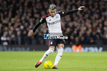 2024-01-24 - Fulham midfielder Andreas Pereira during the English League Cup, EFL Cup, semi-final second leg football match between Fulham and Liverpool on 24 January 2024 at Craven Cottage in London, England - FOOTBALL - ENGLISH LEAGUE CUP - FULHAM V LIVERPOOL - ENGLISH LEAGUE CUP - SOCCER