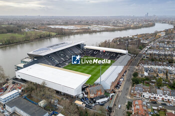 2024-01-24 - General stadium view outside the Craven Cottage before the English League Cup, EFL Cup, semi-final second leg football match between Fulham and Liverpool on 24 January 2024 at Craven Cottage in London, England - FOOTBALL - ENGLISH LEAGUE CUP - FULHAM V LIVERPOOL - ENGLISH LEAGUE CUP - SOCCER
