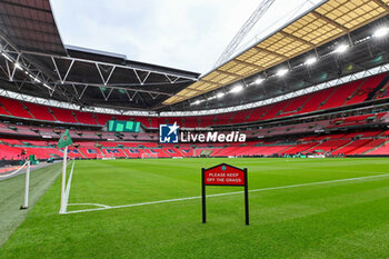 2024-02-25 - General view ahead of the English League Cup, EFL Cup, Carabao Cup, Final football match between Chelsea and Liverpool on 25 February 2024 at Wembley Stadium in London, England - FOOTBALL - ENGLISH LEAGUE CUP - FINAL - CHELSEA V LIVERPOOL - ENGLISH LEAGUE CUP - SOCCER