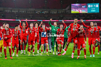 2024-02-25 - Liverpool player celebrate after winning the English League Cup, EFL Cup, Carabao Cup, Final football match between Chelsea and Liverpool on 25 February 2024 at Wembley Stadium in London, England - FOOTBALL - ENGLISH LEAGUE CUP - FINAL - CHELSEA V LIVERPOOL - ENGLISH LEAGUE CUP - SOCCER