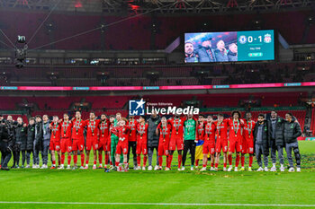 2024-02-25 - Liverpool player celebrate after winning the English League Cup, EFL Cup, Carabao Cup, Final football match between Chelsea and Liverpool on 25 February 2024 at Wembley Stadium in London, England - FOOTBALL - ENGLISH LEAGUE CUP - FINAL - CHELSEA V LIVERPOOL - ENGLISH LEAGUE CUP - SOCCER