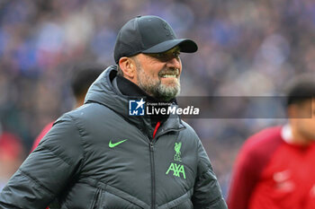2024-02-25 - Liverpool manager Jurgen Klopp during the English League Cup, EFL Cup, Carabao Cup, Final football match between Chelsea and Liverpool on 25 February 2024 at Wembley Stadium in London, England - FOOTBALL - ENGLISH LEAGUE CUP - FINAL - CHELSEA V LIVERPOOL - ENGLISH LEAGUE CUP - SOCCER
