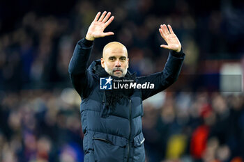 2024-02-27 - Pep Guardiola Manager of Manchester City celebrates at full time during the English FA Cup, 5th round football match between Luton Town and Manchester City on 27 February 2024 at Kenilworth Road in Luton, England - FOOTBALL - ENGLISH CUP - LUTON TOWN V MANCHESTER CITY - ENGLISH LEAGUE CUP - SOCCER