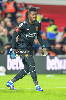 2024-02-28 - André Onana of Manchester United during the English Cup, FA Cup 5th round football match between Nottingham Forest and Manchester United on 28 February 2024 at the City Ground in Nottingham, England - FOOTBALL - ENGLISH CUP - NOTTINGHAM FOREST V MANCHESTER UNITED - ENGLISH LEAGUE CUP - SOCCER