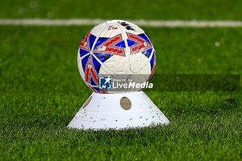 2024-02-28 - Emirates FA Cup Mitre Ultimax Pro match ball during the English Cup, FA Cup 5th round football match between Nottingham Forest and Manchester United on 28 February 2024 at the City Ground in Nottingham, England - FOOTBALL - ENGLISH CUP - NOTTINGHAM FOREST V MANCHESTER UNITED - ENGLISH LEAGUE CUP - SOCCER