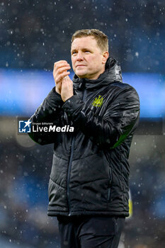 2024-03-16 - Newcastle manager, Eddie Howe looks dejected after the English FA Cup, quarter final football match between Manchester City and Newcastle United on 16 March 2024 at the Etihad Stadium in Manchester, England - FOOTBALL - ENGLISH CUP - MANCHESTER CITY V NEWCASTLE - ENGLISH LEAGUE CUP - SOCCER