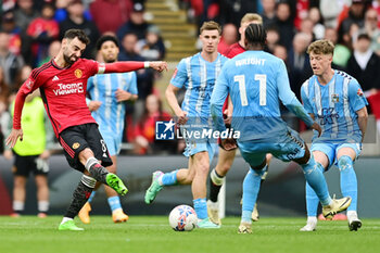 2024-04-21 - Manchester United midfielder Bruno Fernandez during the English Cup, FA Cup, semi-final football match between Coventry City and Manchester United on 21 April 2024 at Wembley Stadium in London, England - FOOTBALL - ENGLISH CUP - COVENTRY V MANCHESTER UNITED - ENGLISH LEAGUE CUP - SOCCER