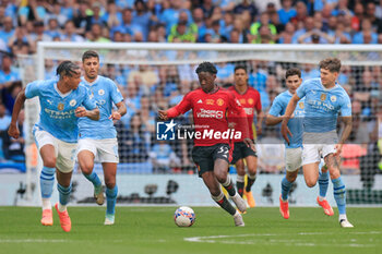 2024-05-25 - Kobbie Mainoo (37) of Manchester United during the English FA Cup, Final football match between Manchester City and Manchester United on 25 May 2024 at Wembley Stadium in London, England - FOOTBALL - ENGLISH CUP - FINAL - MANCHESTER CITY V MANCHESTER UNITED - ENGLISH LEAGUE CUP - SOCCER