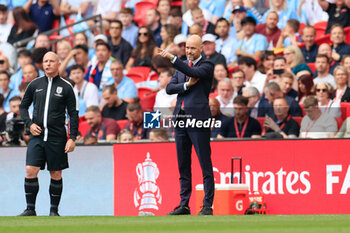 2024-05-25 - Erik ten Hag the Manchester United manager during the English FA Cup, Final football match between Manchester City and Manchester United on 25 May 2024 at Wembley Stadium in London, England - FOOTBALL - ENGLISH CUP - FINAL - MANCHESTER CITY V MANCHESTER UNITED - ENGLISH LEAGUE CUP - SOCCER