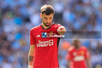 2024-05-25 - Bruno Fernandes (8) of Manchester United during the English FA Cup, Final football match between Manchester City and Manchester United on 25 May 2024 at Wembley Stadium in London, England - FOOTBALL - ENGLISH CUP - FINAL - MANCHESTER CITY V MANCHESTER UNITED - ENGLISH LEAGUE CUP - SOCCER