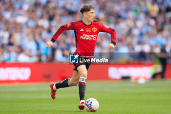 2024-05-25 - Alejandro Garnacho (17) of Manchester United during the English FA Cup, Final football match between Manchester City and Manchester United on 25 May 2024 at Wembley Stadium in London, England - FOOTBALL - ENGLISH CUP - FINAL - MANCHESTER CITY V MANCHESTER UNITED - ENGLISH LEAGUE CUP - SOCCER