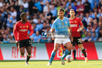 2024-05-25 - Rodri (16) of Manchester City during the English FA Cup, Final football match between Manchester City and Manchester United on 25 May 2024 at Wembley Stadium in London, England - FOOTBALL - ENGLISH CUP - FINAL - MANCHESTER CITY V MANCHESTER UNITED - ENGLISH LEAGUE CUP - SOCCER