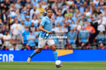 2024-05-25 - Nathan Ake (6) of Manchester City during the English FA Cup, Final football match between Manchester City and Manchester United on 25 May 2024 at Wembley Stadium in London, England - FOOTBALL - ENGLISH CUP - FINAL - MANCHESTER CITY V MANCHESTER UNITED - ENGLISH LEAGUE CUP - SOCCER