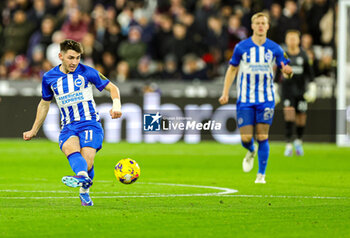 2024-01-03 - Billy Gilmour (11) of Brighton & Hove Albion during the English championship Premier League football match between West Ham United and Brighton and Hove Albion on 2 January 2024 at the London Stadium in London, England - FOOTBALL - ENGLISH CHAMP - WEST HAM V BRIGHTON - ENGLISH PREMIER LEAGUE - SOCCER