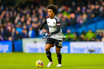 2024-01-14 - Willian (20) of Fulham during the English championship Premier League football match between Chelsea and Fulham on 13 January 2024 at Stamford Bridge in London, England - FOOTBALL - ENGLISH CHAMP - CHELSEA V FULHAM - ENGLISH PREMIER LEAGUE - SOCCER