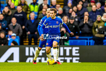 2024-01-14 - Ben Chilwell (21) of Chelsea during the English championship Premier League football match between Chelsea and Fulham on 13 January 2024 at Stamford Bridge in London, England - FOOTBALL - ENGLISH CHAMP - CHELSEA V FULHAM - ENGLISH PREMIER LEAGUE - SOCCER
