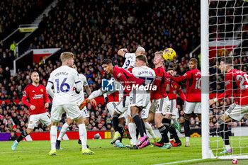 2024-01-15 - Richarlison (9) of Tottenham Hotspur scores a goal 1-1 during the English championship Premier League football match between Manchester United and Tottenham Hotspur on 14 January 2024 at Old Trafford in Manchester, England - FOOTBALL - ENGLISH CHAMP - MANCHESTER UNITED V TOTTENHAM - ENGLISH PREMIER LEAGUE - SOCCER