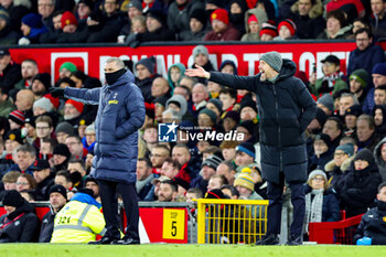 2024-01-15 - Erik ten Hag Manager of Manchester United during the English championship Premier League football match between Manchester United and Tottenham Hotspur on 14 January 2024 at Old Trafford in Manchester, England - FOOTBALL - ENGLISH CHAMP - MANCHESTER UNITED V TOTTENHAM - ENGLISH PREMIER LEAGUE - SOCCER
