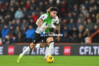 2024-01-21 - Luis Diaz (7) of Liverpool during the English championship Premier League football match between Bournemouth and Liverpool on 21 January 2024 at the Vitality Stadium in Bournemouth, England - FOOTBALL - ENGLISH CHAMP - BOURNEMOUTH V LIVERPOOL - ENGLISH PREMIER LEAGUE - SOCCER