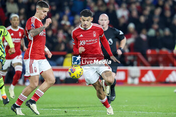 2024-01-30 - Morgan Gibbs-White of Nottingham Forest during the English championship Premier League football match between Nottingham Forest and Arsenal on 30 January 2024 at the City Ground in Nottingham, England - FOOTBALL - ENGLISH CHAMP - NOTTINGHAM V ARSENAL - ENGLISH PREMIER LEAGUE - SOCCER