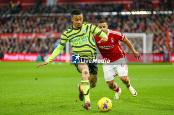 2024-01-30 - Gabriel Jesus of Arsenal during the English championship Premier League football match between Nottingham Forest and Arsenal on 30 January 2024 at the City Ground in Nottingham, England - FOOTBALL - ENGLISH CHAMP - NOTTINGHAM V ARSENAL - ENGLISH PREMIER LEAGUE - SOCCER