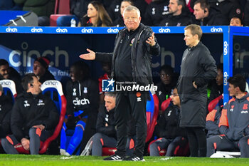 2024-01-30 - Sheffield Utd manager Chris Wilder during the English championship Premier League football match between Crystal Palace and Sheffield United on 30 January 2024 at Selhurst Park in London, England - FOOTBALL - ENGLISH CHAMP - CRYSTAL PALACE V SHEFFIELD UNITED - ENGLISH PREMIER LEAGUE - SOCCER