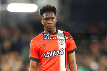 2024-01-30 - Luton Town Midfielder Albert Sambi Lokonga during the English championship Premier League football match between Luton Town and Brighton and Hove Albion on 30 January 2024 at Kenilworth Road in Luton, England - FOOTBALL - ENGLISH CHAMP - LUTON TOWN V BRIGHTON - ENGLISH PREMIER LEAGUE - SOCCER