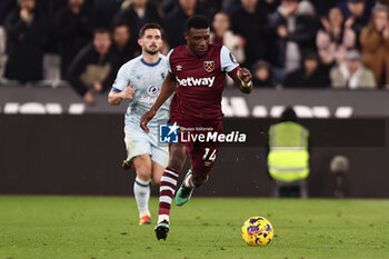 2024-02-01 - Mohammed Kudus of West Ham during the English championship Premier League football match between West Ham United and Bournemouth on 1 February 2024 at the London Stadium in London, England - FOOTBALL - ENGLISH CHAMP - WEST HAM V BOURNEMOUTH - ENGLISH PREMIER LEAGUE - SOCCER