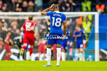 2024-02-05 - Christopher Nkunku (18) of Chelsea during the English championship Premier League football match between Chelsea and Wolverhampton Wanderers on 4 February 2024 at Stamford Bridge in London, England - FOOTBALL - ENGLISH CHAMP - CHELSEA V WOLVERHAMPTON - ENGLISH PREMIER LEAGUE - SOCCER
