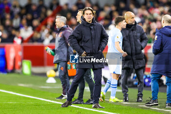 2024-02-05 - Thomas Frank Manager of Brentford during the English championship Premier League football match between Brentford and Manchester City on 5 February 2024 at Gtech Community Stadium in Brentford, England - FOOTBALL - ENGLISH CHAMP - BRENTFORD V MANCHESTER CITY - ENGLISH PREMIER LEAGUE - SOCCER