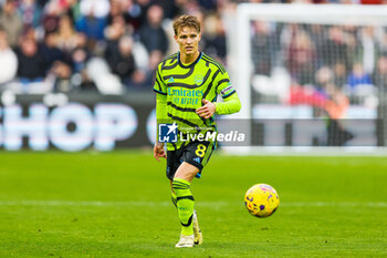 2024-02-12 - Martin Odegaard (8) of Arsenal during the English championship Premier League football match between West Ham United and Arsenal on 11 February 2024 at the London Stadium in London, England - FOOTBALL - ENGLISH CHAMP - WEST HAM V ARSENAL - ENGLISH PREMIER LEAGUE - SOCCER