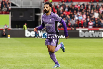 2024-02-17 - Mohamed Salah of Liverpool during the English championship Premier League football match between Brentford and Liverpool on 17 February 2024 at Gtech Community Stadium in Brentford, England - FOOTBALL - ENGLISH CHAMP - BRENTFORD V LIVERPOOL - ENGLISH PREMIER LEAGUE - SOCCER