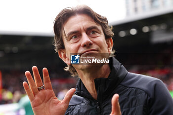 2024-02-17 - Brentford Manager Thomas Frank during the English championship Premier League football match between Brentford and Liverpool on 17 February 2024 at Gtech Community Stadium in Brentford, England - FOOTBALL - ENGLISH CHAMP - BRENTFORD V LIVERPOOL - ENGLISH PREMIER LEAGUE - SOCCER