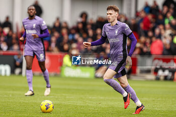 2024-02-17 - Conor Bradley of Liverpool during the English championship Premier League football match between Brentford and Liverpool on 17 February 2024 at Gtech Community Stadium in Brentford, England - FOOTBALL - ENGLISH CHAMP - BRENTFORD V LIVERPOOL - ENGLISH PREMIER LEAGUE - SOCCER