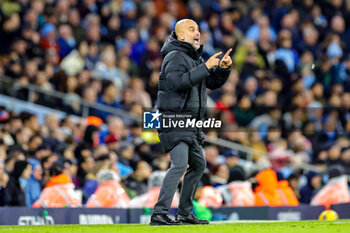 2024-02-18 - Pep Guardiola Manager of Manchester City during the English championship Premier League football match between Manchester City and Chelsea on 17 February 2024 at the Etihad Stadium in Manchester, England - FOOTBALL - ENGLISH CHAMP - MANCHESTER CITY V CHELSEA - ENGLISH PREMIER LEAGUE - SOCCER