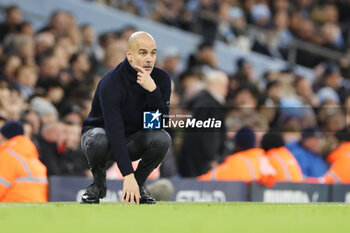 2024-02-20 - Manchester City manager Pep Guardiola during the English championship Premier League football match between Manchester City and Brentford on 20 February 2024 at the Etihad Stadium in Manchester, England - FOOTBALL - ENGLISH CHAMP - MANCHESTER CITY V BRENTFORD - ENGLISH PREMIER LEAGUE - SOCCER