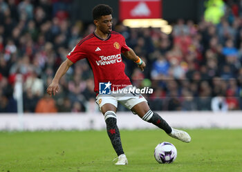 2024-02-24 - Manchester United midfielder Amad Diallo during the English championship Premier League football match between Manchester United and Fulham on 24 February 2024 at Old Trafford in Manchester, England - FOOTBALL - ENGLISH CHAMP - MANCHESTER UNITED V FULHAM - ENGLISH PREMIER LEAGUE - SOCCER